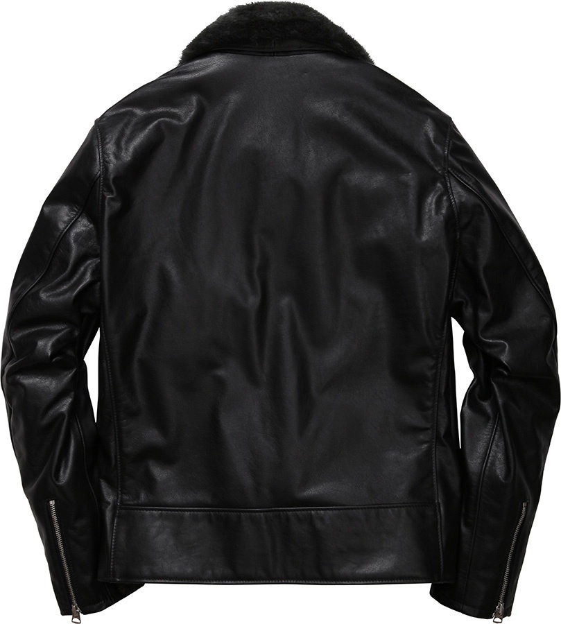 Supreme/Schott® Perfecto Leather Jacket view 2